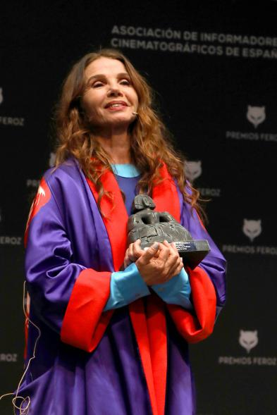 La actriz Victoria Abril recibe el Premio Menina