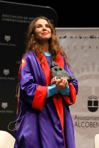 La actriz Victoria Abril durante el evento