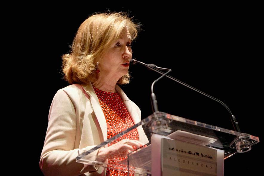 Concejal por PSOE Ofelia Culebradas durante discurso