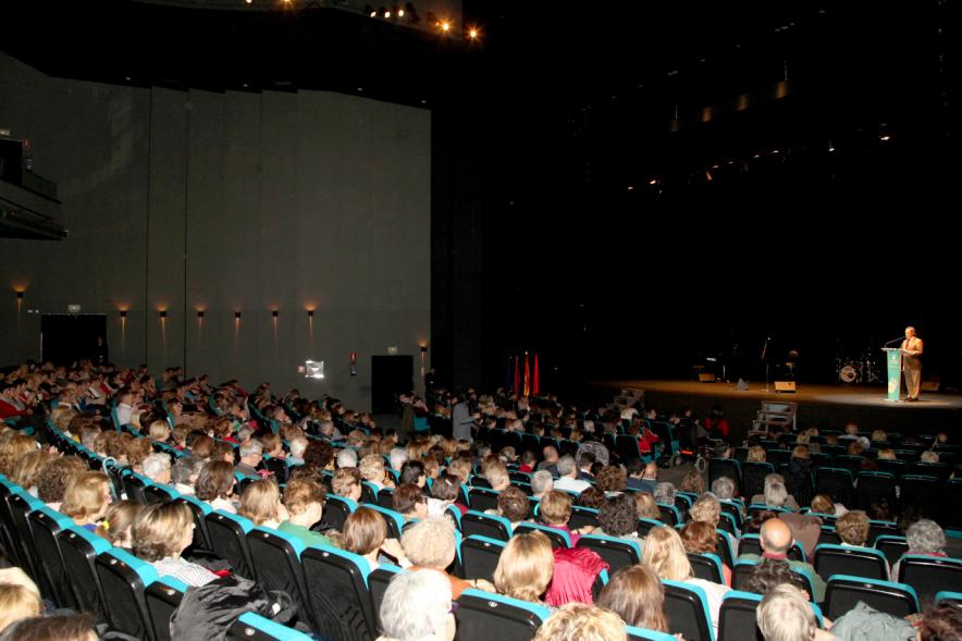 Entrega Premios Atenea y Hombres por la Igualdad - Panorámica de los asistentes a la entrega de premios.
