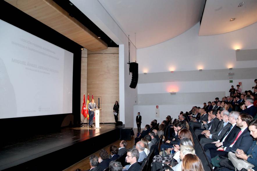 Vista general. Entrega Premios Alcobendas Emprendedores 2019 