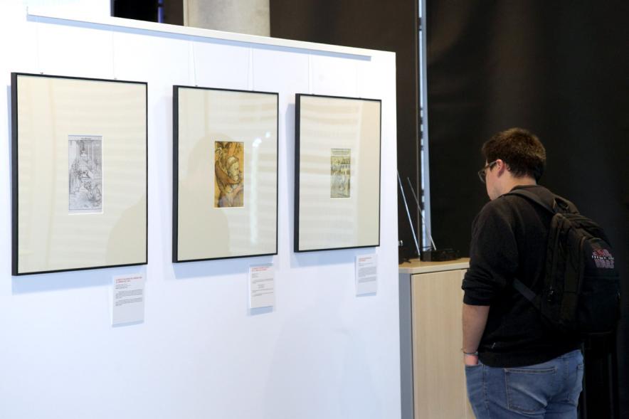 Presentación Libro "Imperiofobia y Leyenda Negra" e Inauguración Exposición Ilustraciones Martín Lutero - Imagen de la obra gráfica.