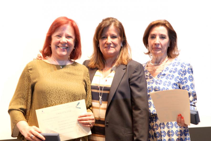 Semana del Mayor 2018 - Presentación - Imagen de las concejales con una participante.