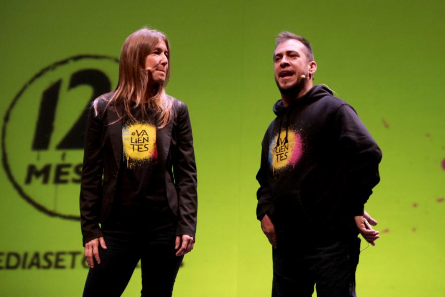 Presentación de la Campaña "Se Buscan Valientes" - Dos protagonistas.
