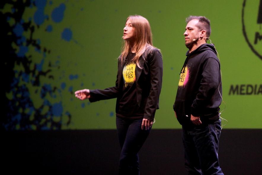 Presentación de la Campaña "Se Buscan Valientes" - Dos protagonistas. 