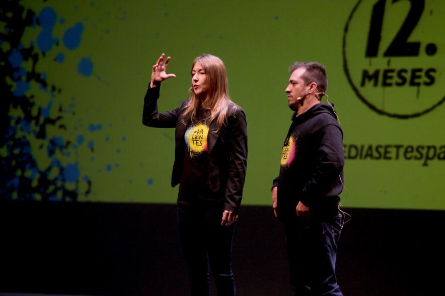 Presentación de la Campaña "Se Buscan Valientes" -Dos protagonistas. 