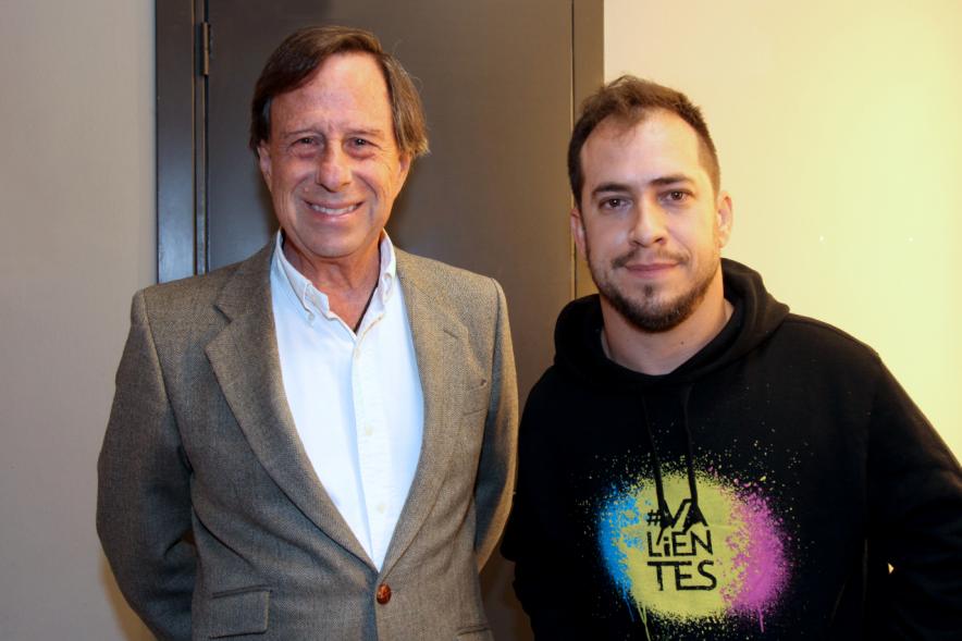 Presentación de la Campaña "Se Buscan Valientes" - El alcalde con un protagonista.