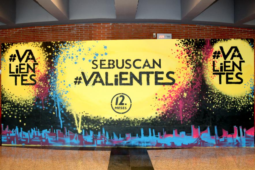 Presentación de la Campaña "Se Buscan Valientes" - Logotipo de la campaña.