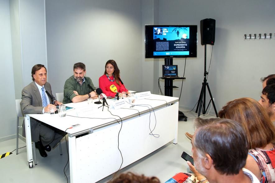 Ponente Alcalde Ignacio de Vinuesa en la presentacion del libro de Nacho López Llandres .