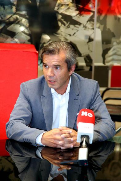 Presentación Madrid International Cup U14 2019 - Imagen de un representante de la organización en un momento de la presentación.