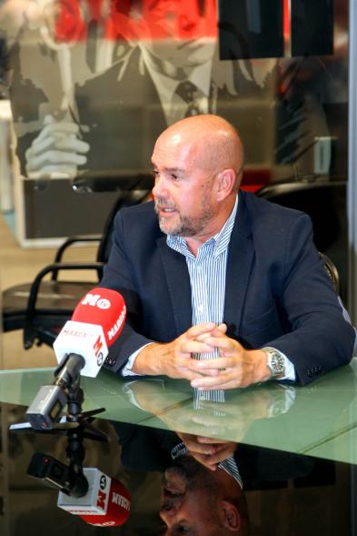 Presentación Madrid International Cup U14 2019 - Imagen de un representante de la organización en un momento de la presentación.