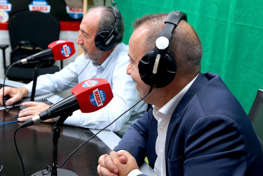 Presentación Madrid International Cup U14 2019 - Imagen los representantes de la organización en un momento de la presentación que se realizó en la sede del diario Marca.
