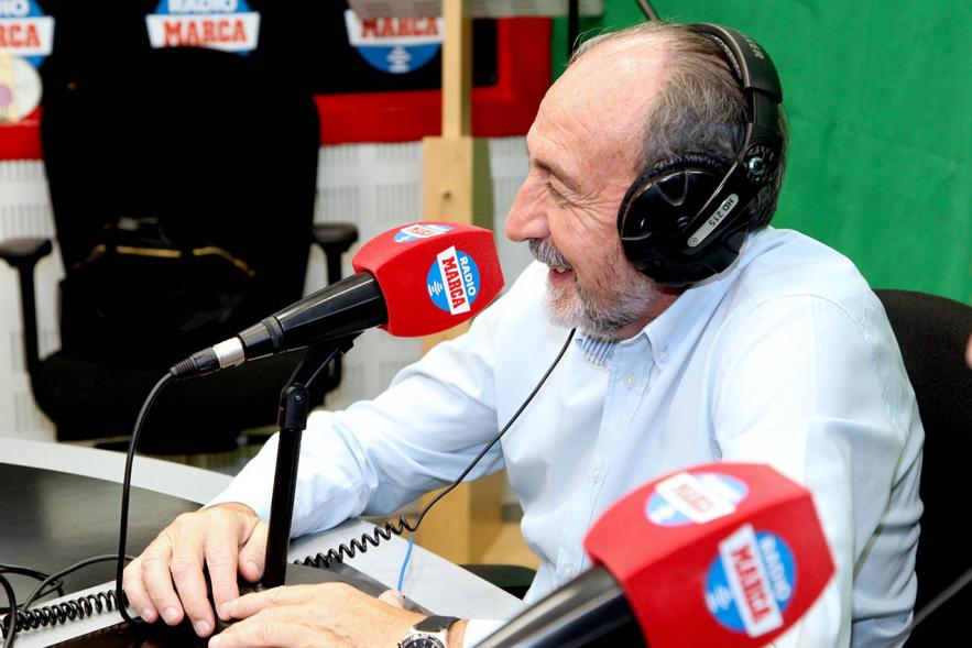 Presentación Madrid International Cup U14 2019 -  Imagen del el presidente de la Federación de Fútbol de Madrid Paco Díez en un momento de la presentación.