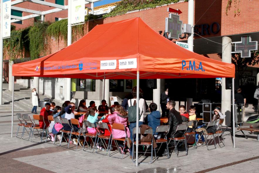 Presentación Semana de la Prevención de Incendios -   Carpa informativa.