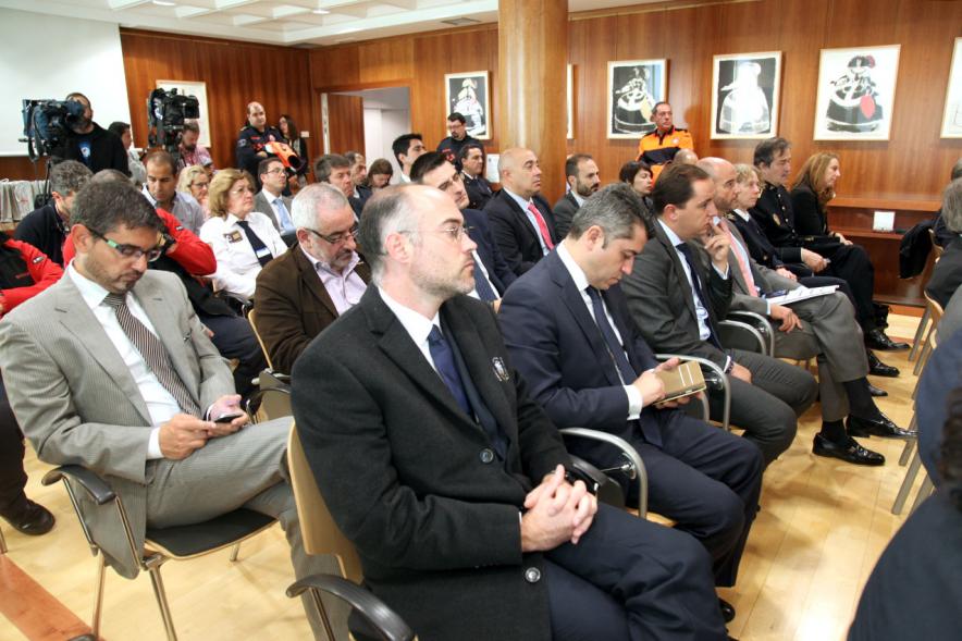 Presentación Semana de la Prevención de Incendios - Los asistentes y autoridades.