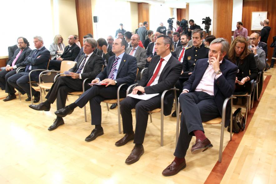 Presentación Semana de la Prevención de Incendios -Las autoridades.