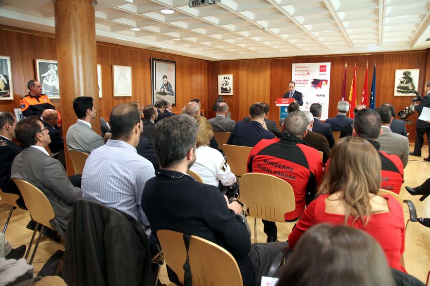 Presentación Semana de la Prevención de Incendios - Panorámica del acto.