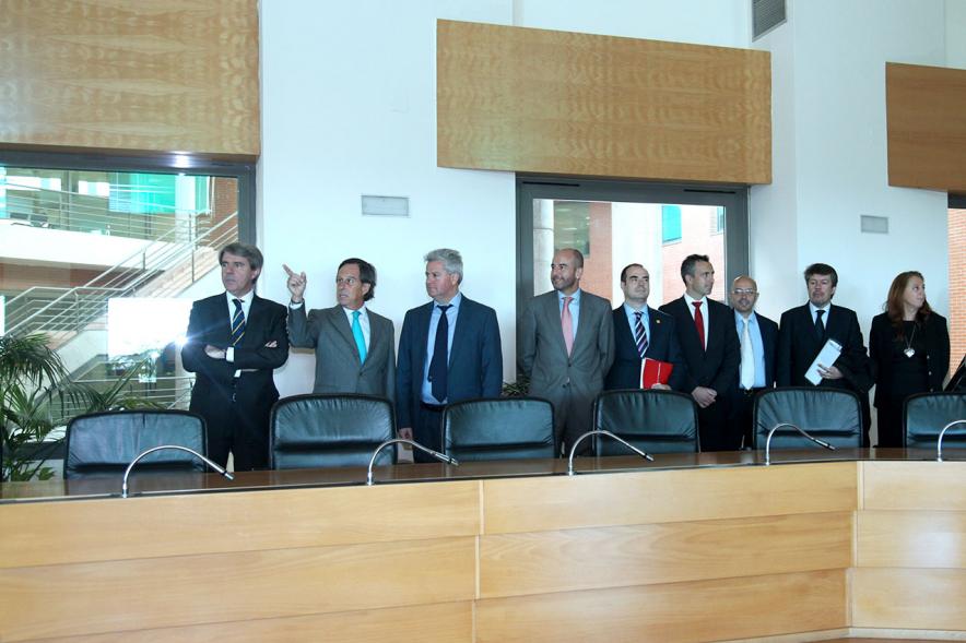Presentación Semana de la Prevención de Incendios - Reunión de las autoridades.