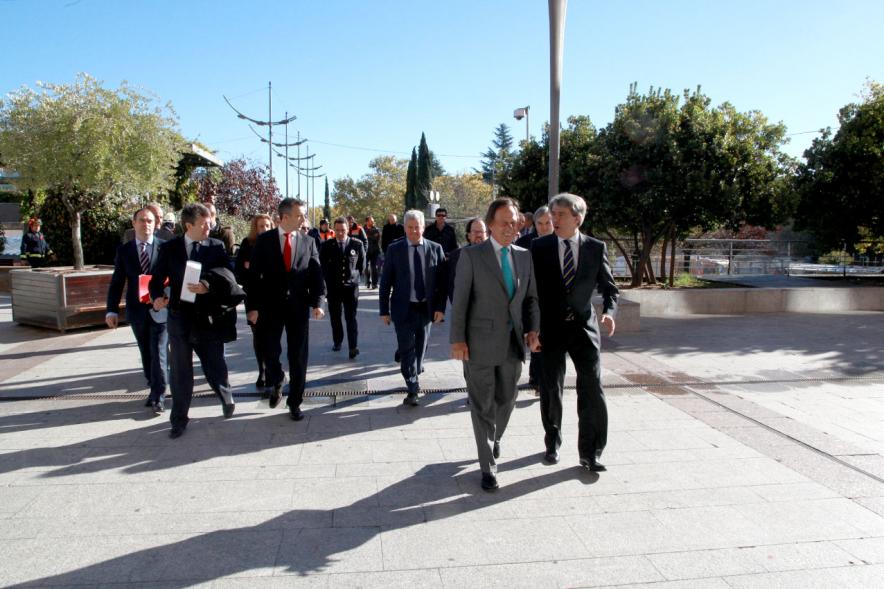 Presentación Semana de la Prevención de Incendios - Reunión de las autoridades.