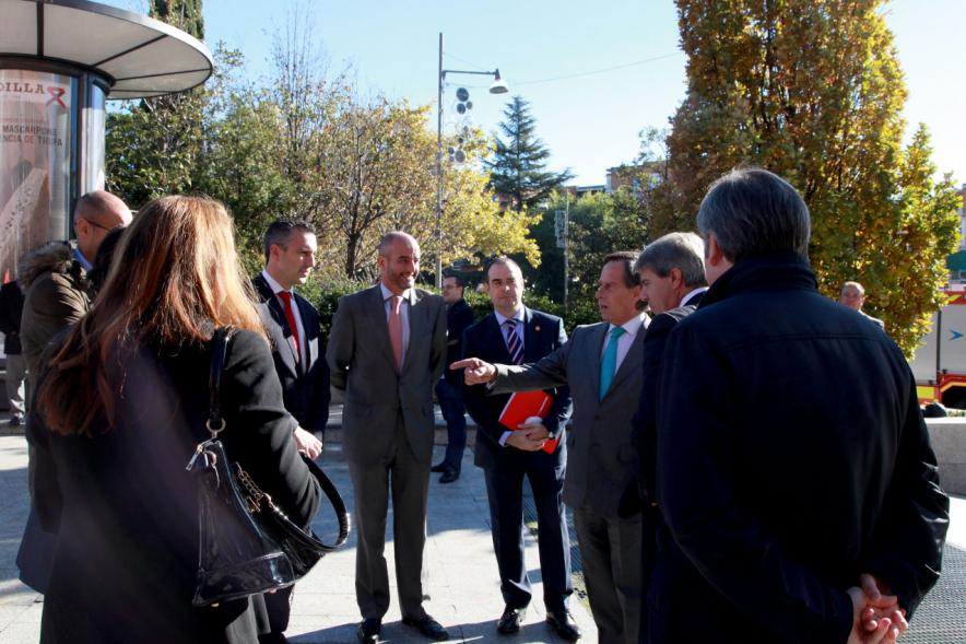 Presentación Semana de la Prevención de Incendios - Reunión de las autoridades.