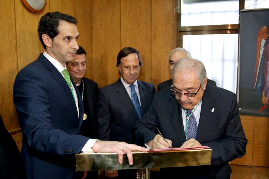 Nombramiento del Prioste Mayor Fiestas Virgen de la Paz 2018 - Firma de los responsables.