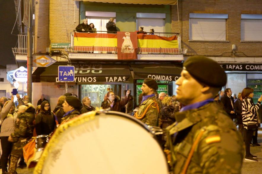 Procesión Virgen de la Paz 2018 - La banda militar.