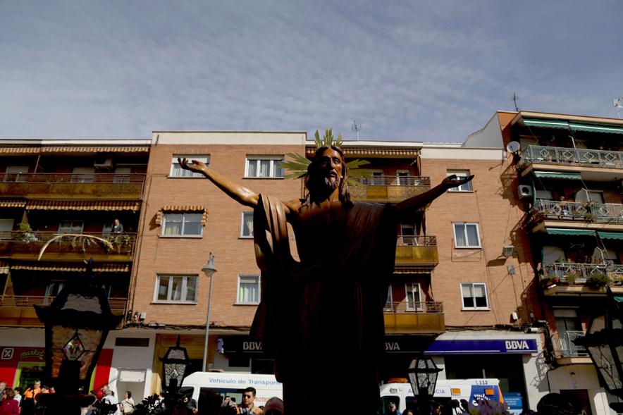 Procesión del Encuentro 2018 - Imagen del Cristo Resucitado. 
