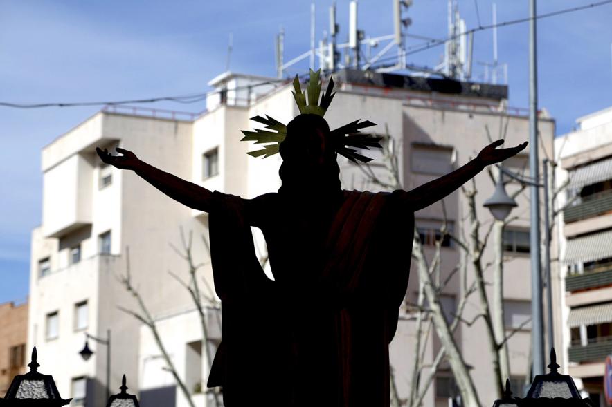 Procesión del Encuentro 2018 - Imagen del Cristo Resucitado. 