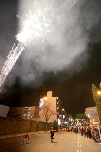 Procesión Virgen de la Paz 2018 - Los fuegos artificiales.