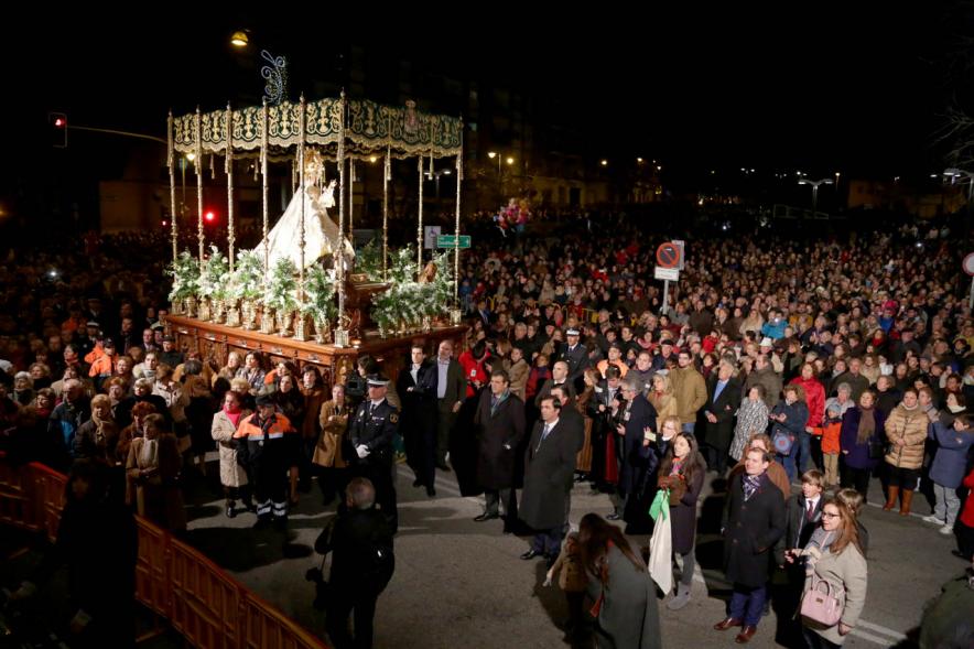 Procesión de la Virgen de La Paz 2017 -  La procesión.