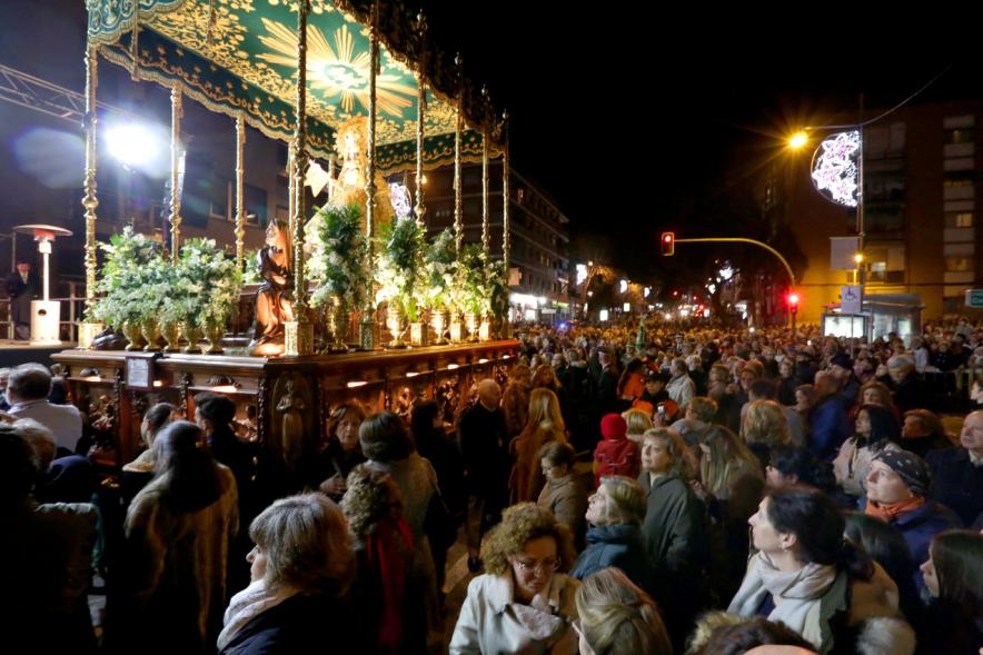 Procesión Virgen de la Paz 2018 - Panorámica de la procesión.