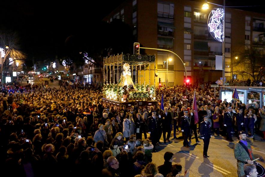 Procesión Virgen de la Paz 2018 - Panorámica de la procesión.