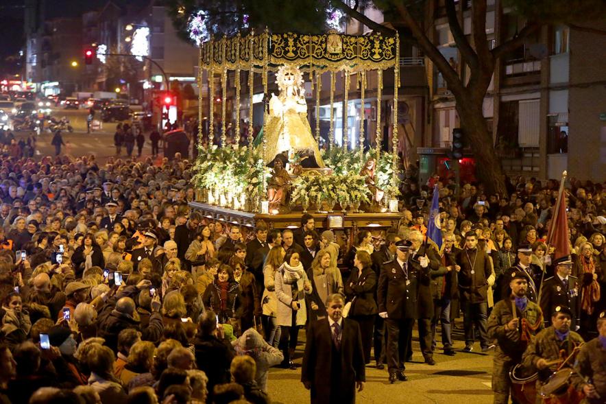 Procesión Virgen de la Paz 2018 - Panorámica de la procesión.
