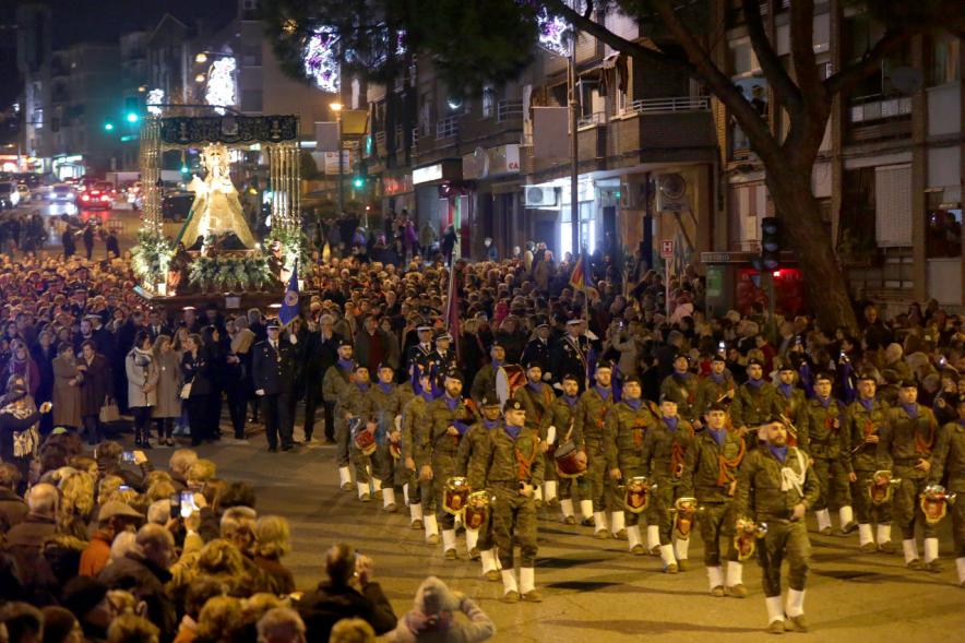 Procesión Virgen de la Paz 2018 - Panorámica de la procesión.