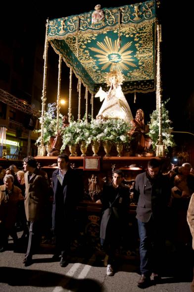 Procesión de la Virgen de La Paz 2017 - El paso de la Virgen.