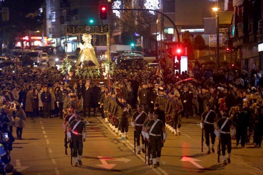 Procesión Virgen de la Paz 2018 - Panorámica de la procesión.