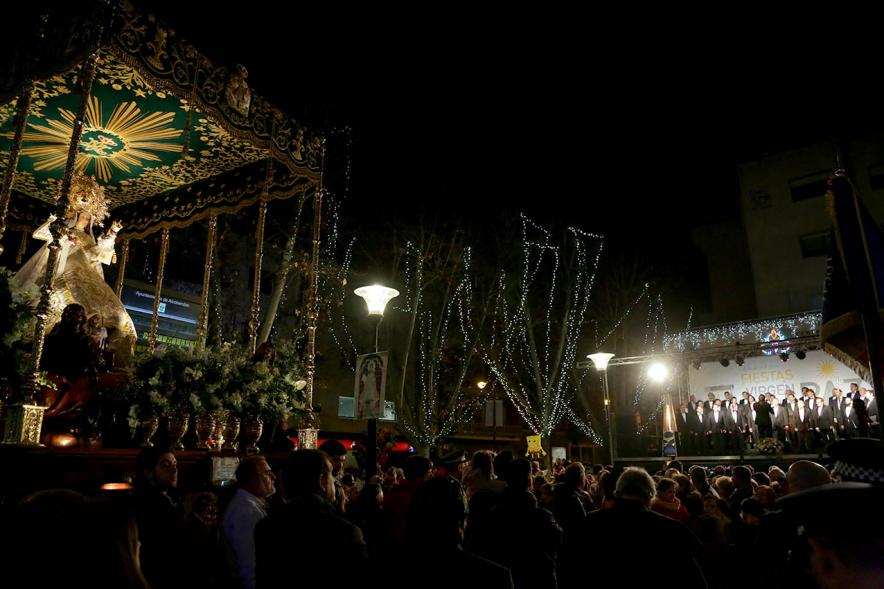 Procesión de la Virgen de La Paz 2017 - El paso de la Virgen.