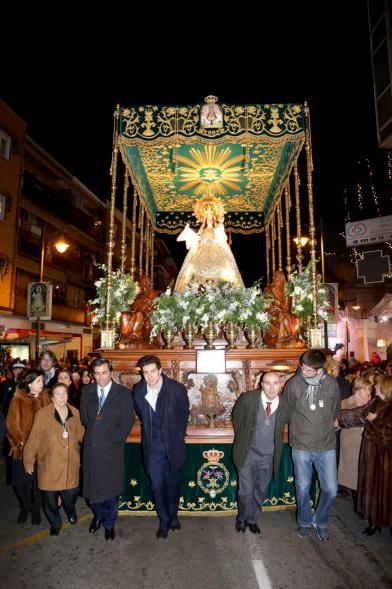 Procesión de la Virgen de La Paz 2017 - El paso de la Virgen.