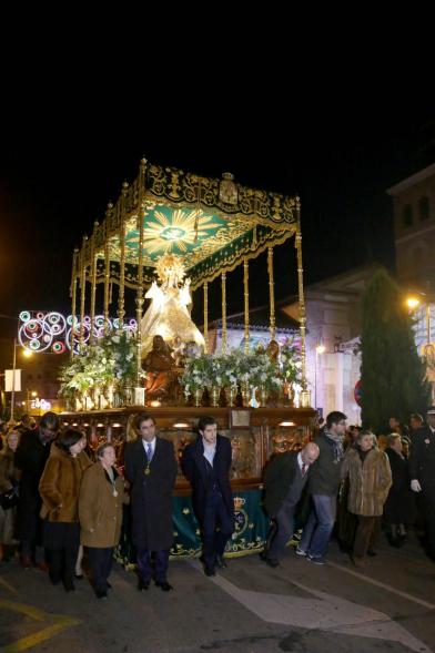 Procesión de la Virgen de La Paz 2017 - El paso de la Virgen.