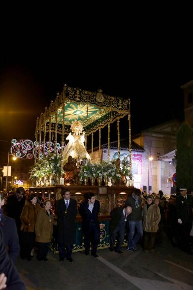 Procesión de la Virgen de La Paz 2017 - El paso de la Virgen.
