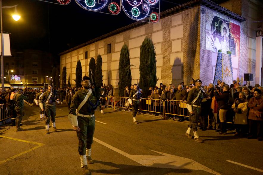 Procesión de la Virgen de La Paz 2017 - Custodia militar .