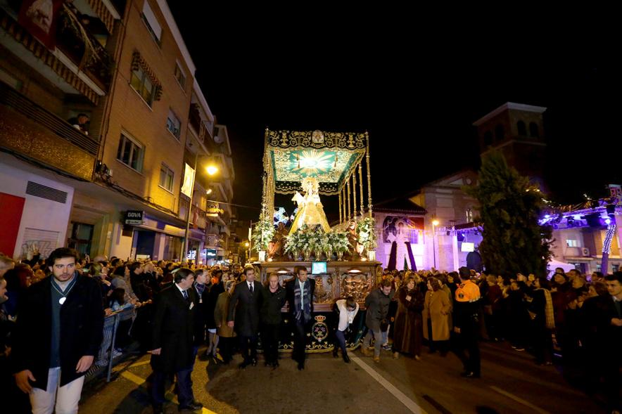 Procesión Virgen de la Paz 2018 - Panorámica de la procesión.