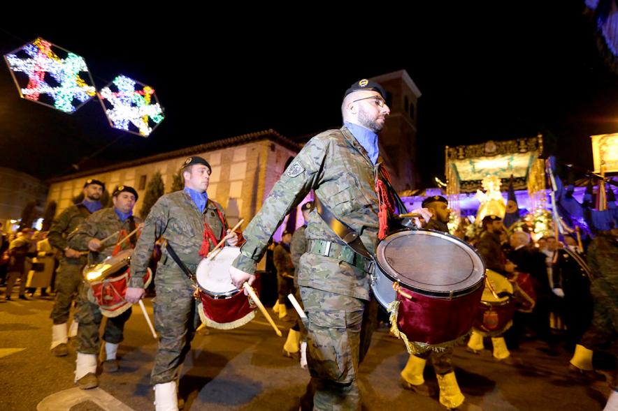 Procesión Virgen de la Paz 2018 - La banda militar.