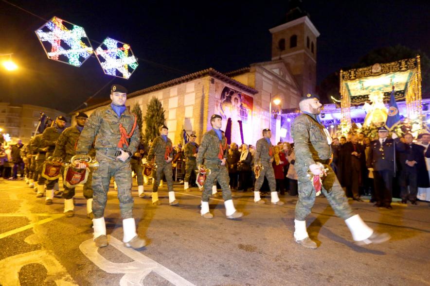 Procesión Virgen de la Paz 2018 -  La banda militar.