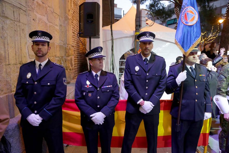 Procesión de la Virgen de La Paz 2017 - Las autoridades policiales.