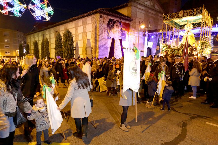 Procesión Virgen de la Paz 2018 - Imagen del estandarte.