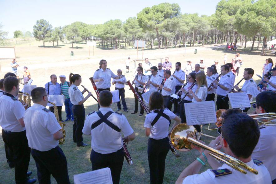 Banda de música ensayando