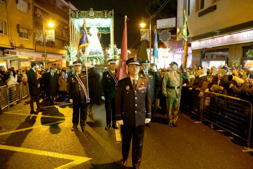 Desfile en en la Procesión Virgen de la Paz 2020