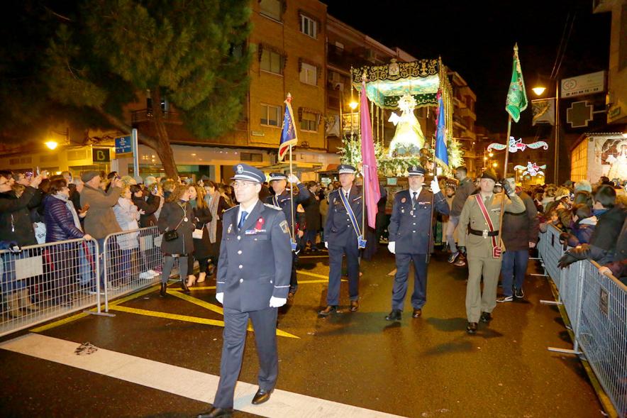 Desfile en la Procesión Virgen de la Paz 2020