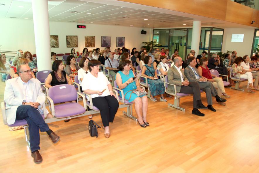 Reconocimiento a Profesores Jubilados - Primera fila de autoridades.